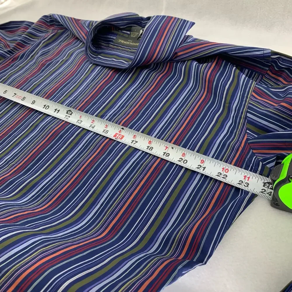 Banana Republic Multicolored Striped Button Down Shirt